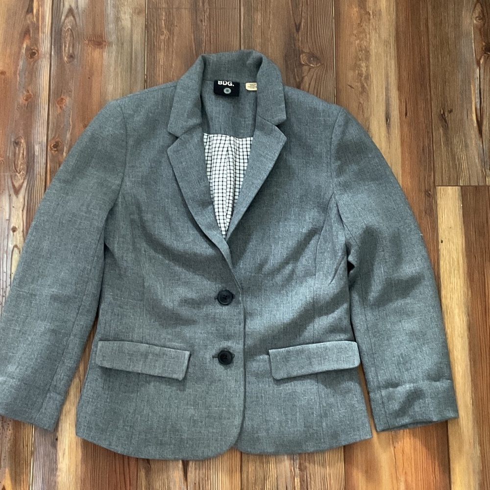 BDG Gray Two-Button Women's Blazer Small
